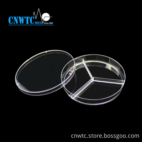 Petri Dish Supply: Triple Vented Polystyrene Petri Dishes, 90x15mm - Pack of 20